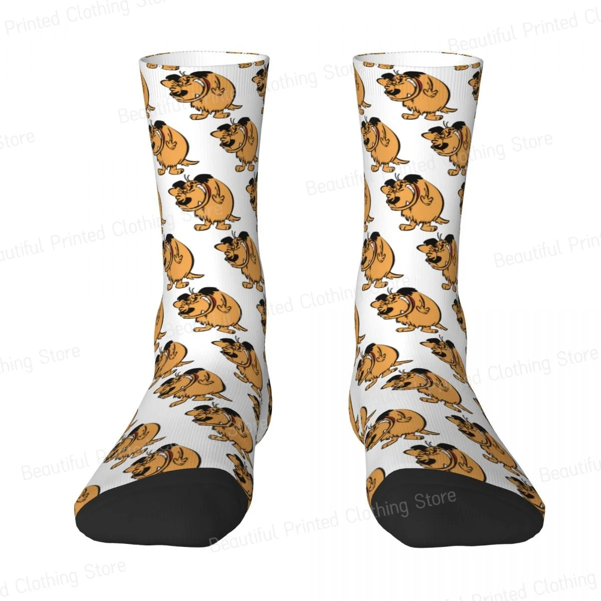 Vintage Cartoon Muttley Unisex Four Seasons Socks Running Fun printing Socks Street Style Crazy Sock