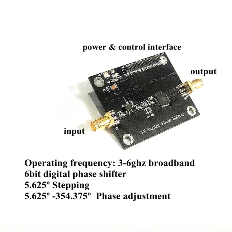 

Digital RF Microwave Shifter C Band 5.8G 6Bit Phase-Shifting Phased Array