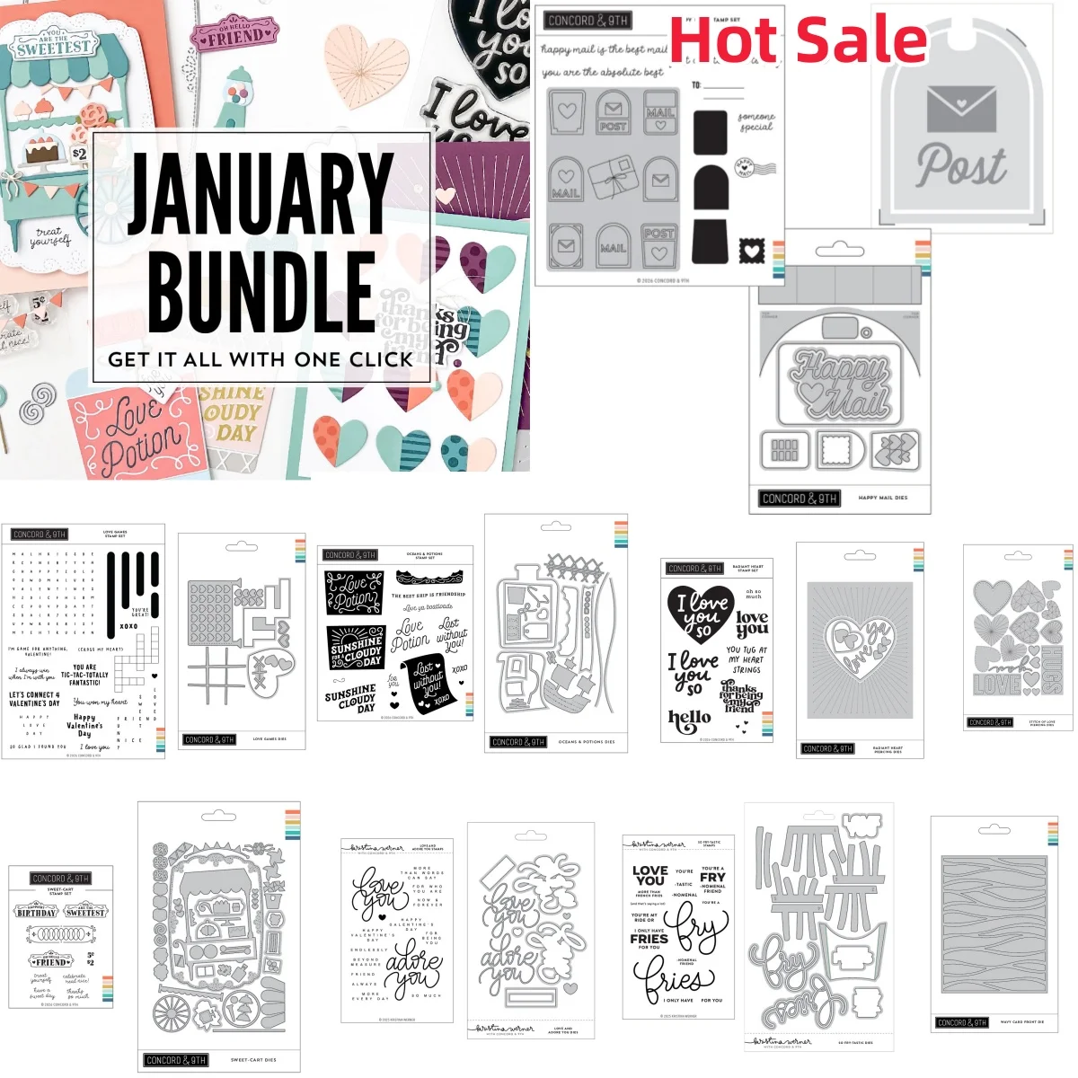 

2026 Valentine Hearts Mail Post Metal Cutting Dies Clear Stamps Stencil Hot Foi for DIY Making Gift Card Scrapbook Template