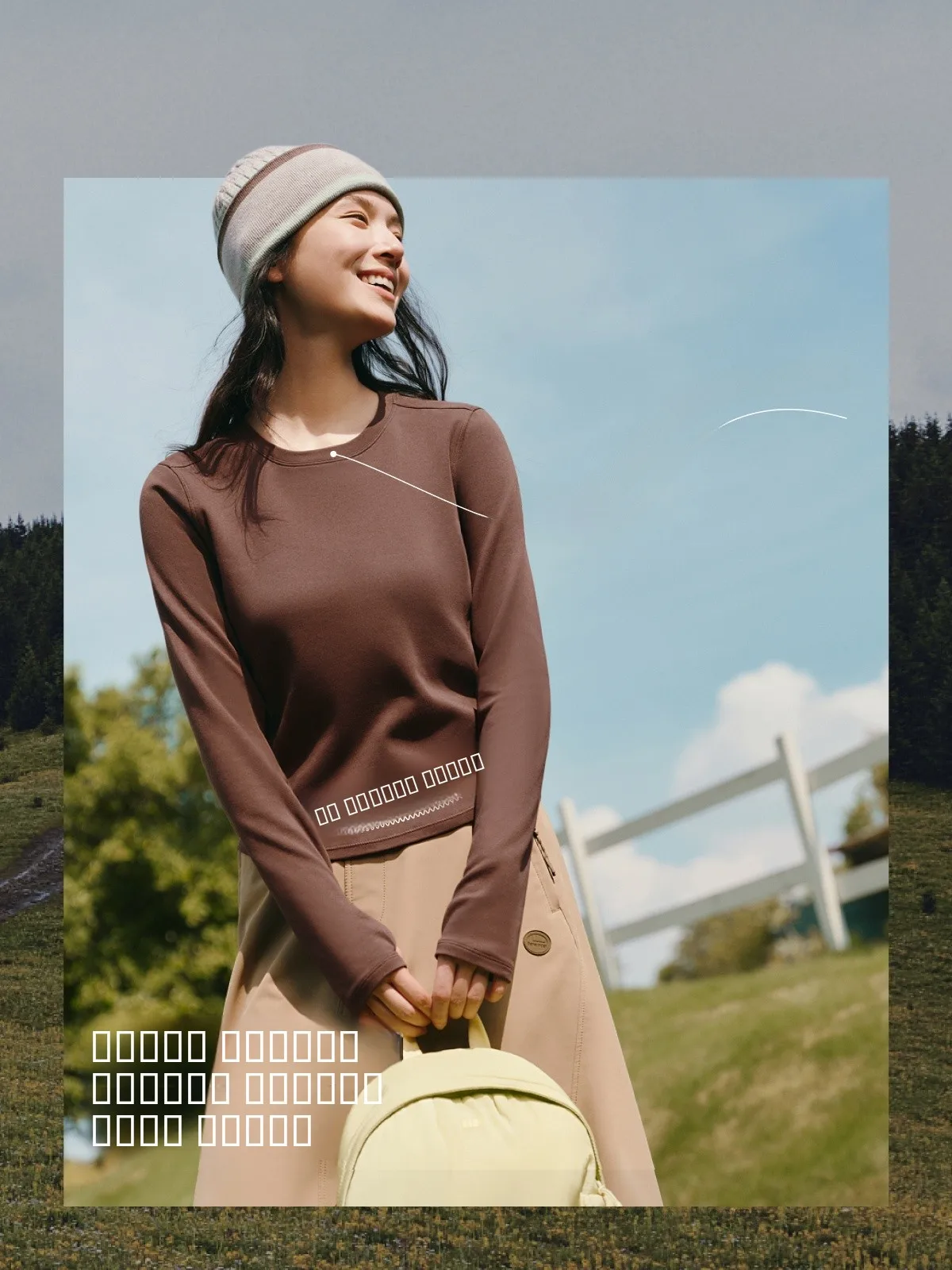 

Женская приталенная футболка с длинным рукавом и круглым вырезом из дышащей хлопковой смеси для осени