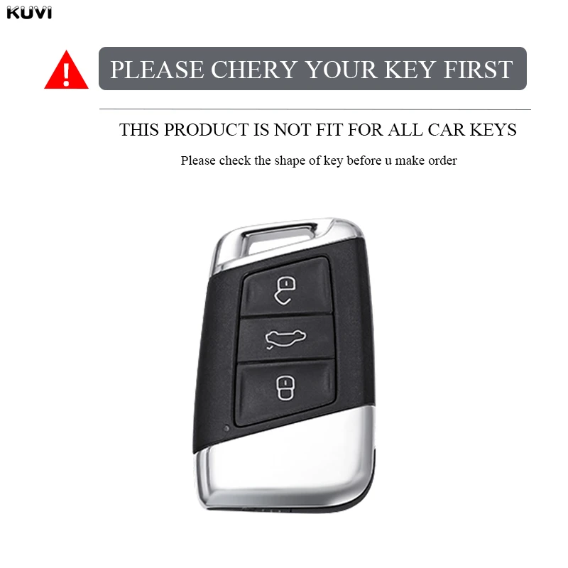 حافظة مفاتيح ذكية عن بعد للسيارة من مادة البولي يوريثان غطاء لسيارة VW Volkswagen Magotan Passat B8 Skoda Superb Kodiaq A7 ملحقات فوب