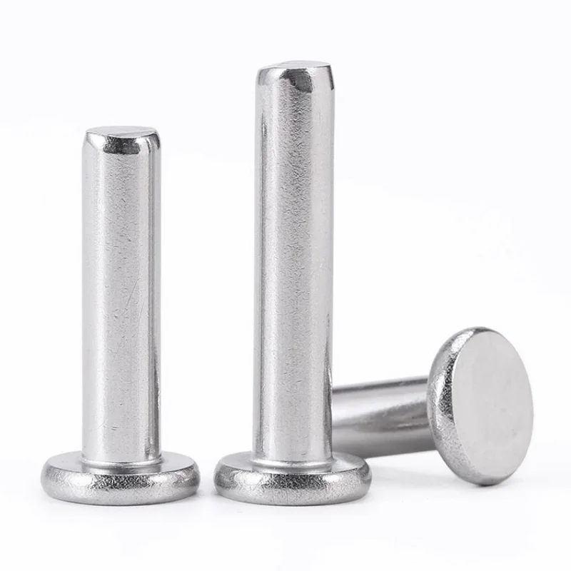 304 الفولاذ المقاوم للصدأ غاطسة رئيس برشام الصلبة (نوع المذهل) الذاتي توصيل تدق على شقة رئيس برشام M2 M2.5 M3 M4 M5 M6 M8