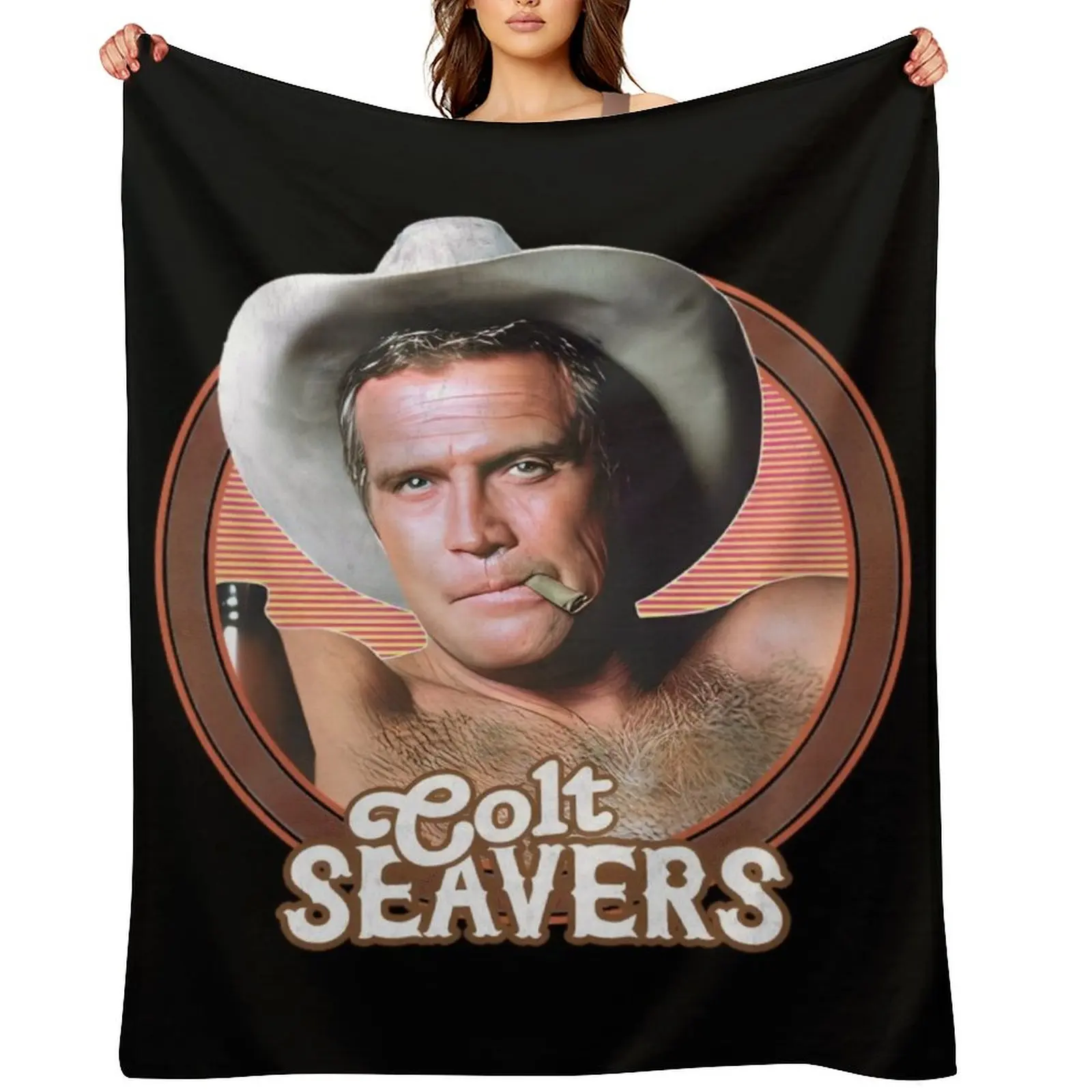 

The Fall Guy - Colt Seavers Throw Blanket Nap Hairy Loose Blankets For Sofas Blankets