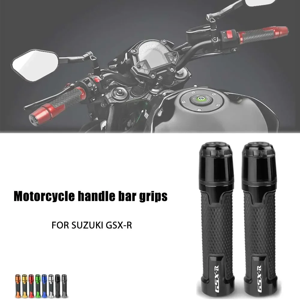 

For Suzuki GSXR 600 750 1000 1300 GSX-R K1-K9 GSXR600 GSXR750 GSXR1300 7/8" 22MM Hand Grips End Handlebar Handle Grip Ends