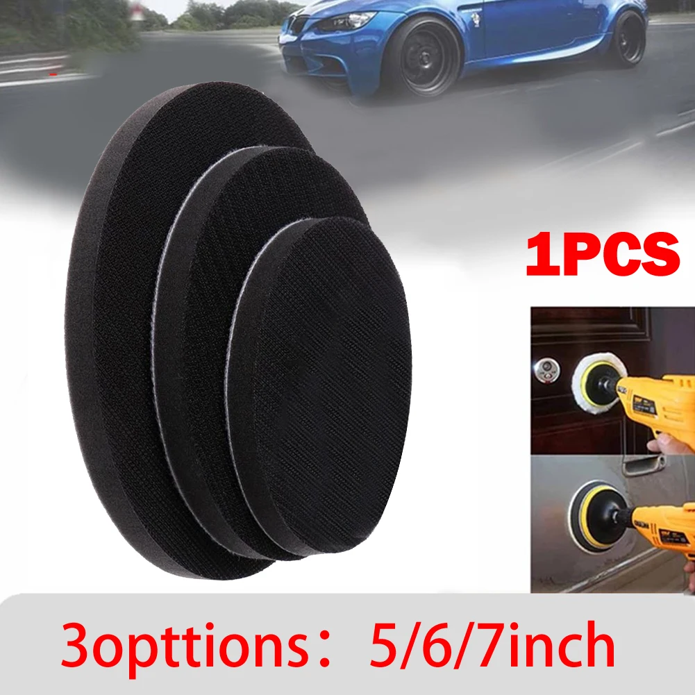 1pc 5/6/7inch Soft Density Interface Pads Hook And Loop Sponge Cushion Buffer Backing Pad Power Tools Parts