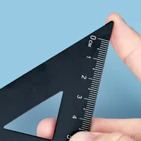 4pcs Metal Ruler Set - 6 Colors Maths and Drawing Tools, Drafting Rulers for Students and Designers 4