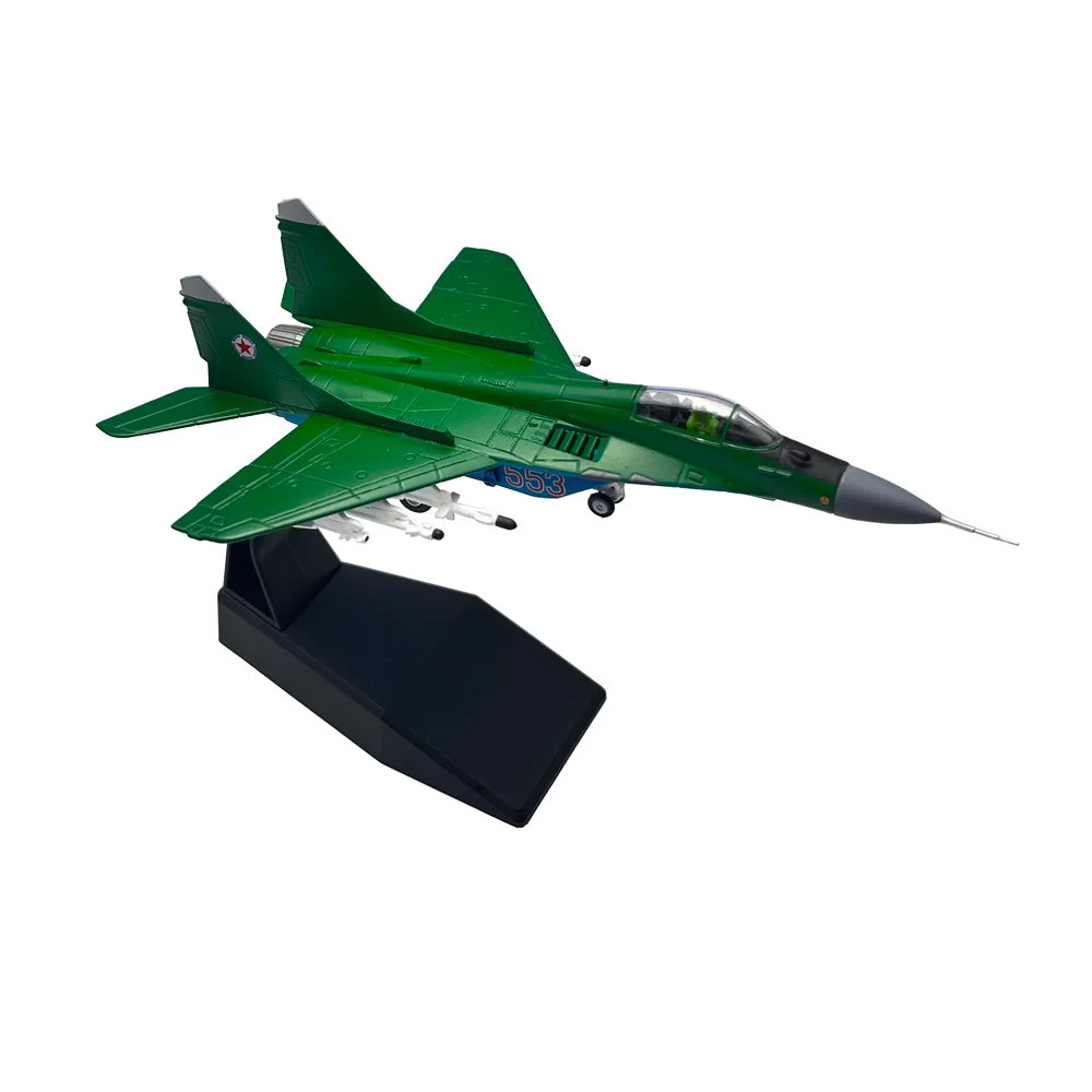 

1/100 Scale North Korea MIG-29 Mig29 Fulcrum Fighter Diecast Metal Plane Aircraft Airplane Model Children Gift Toy Ornament