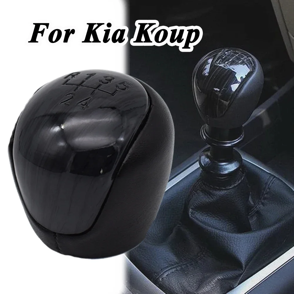 

5 Speed Gear Shift Knob For Hyundai Super Pony 2005 Kia Naza Forte Cerato Koup 2009-2013 Car-styling Shifter Lever Pu Leather