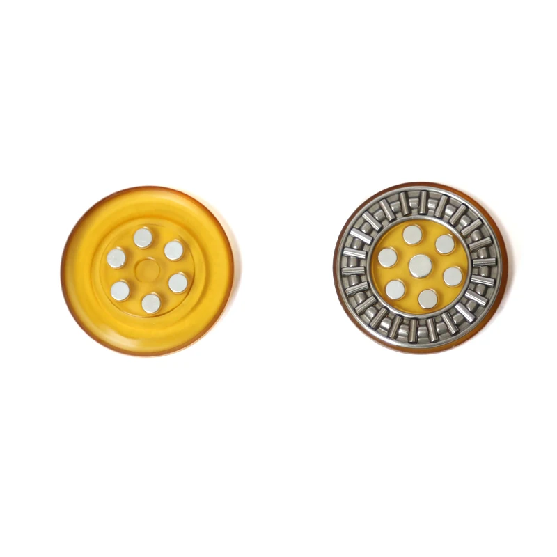 Bernstein PEI Material Fidget Slider Münze Erwachsene EDC Sensorisches Spielzeug Autismus Anti Stress Spielzeug ADHS Hand Spinner Angst Stress Relief – Detail 5