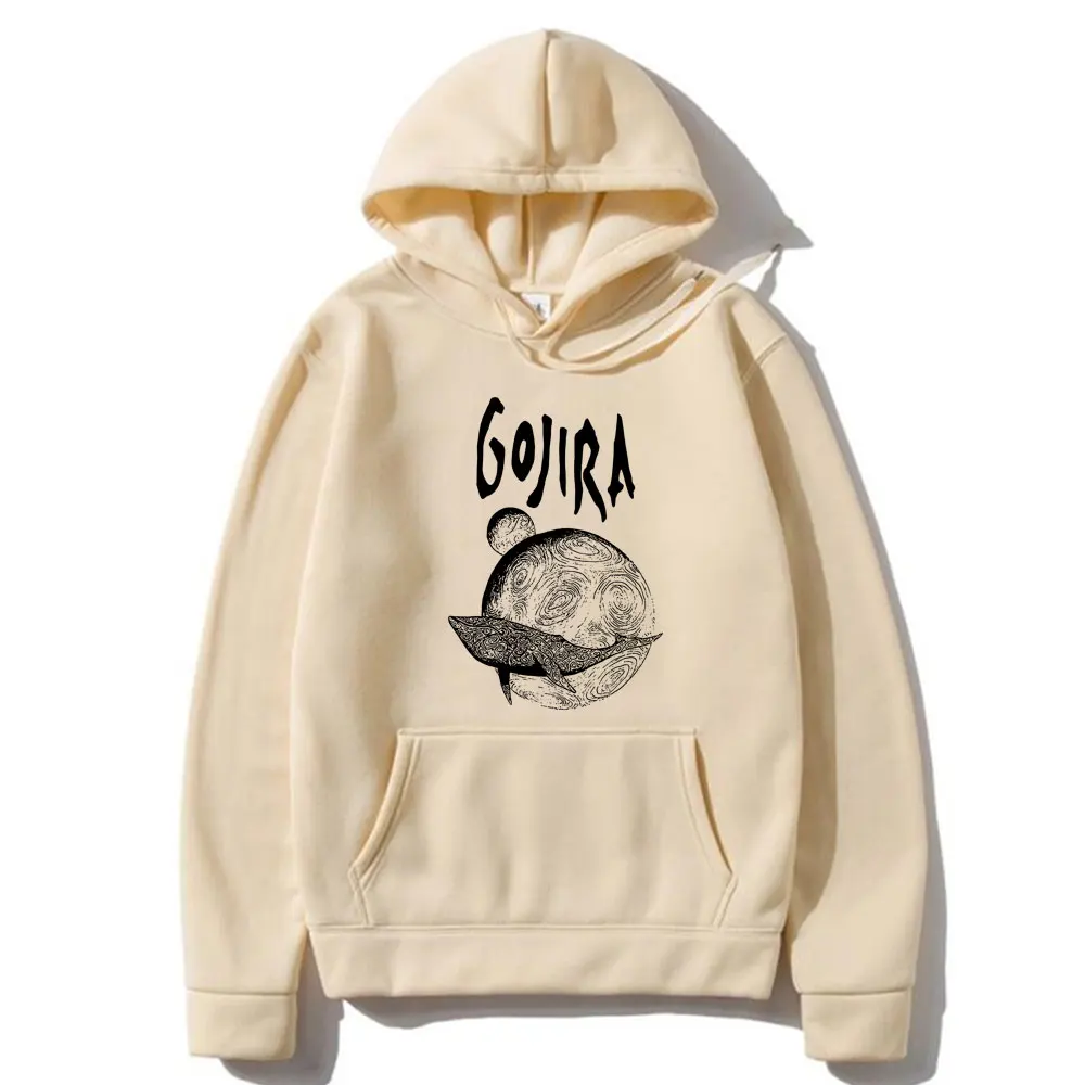 French Metal Band Gojira From Mars To Sirius Album Cover Hoodie Men Women Vintage Rock Oversized Pullover Mens Casual Hoodies view 6