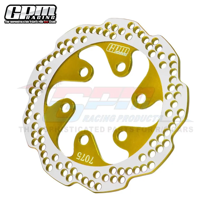 GPM Aluminum 7075 Rear Brake Disk For LOSI 1/4 Promoto-MX Motorcycle FXR LOS262010