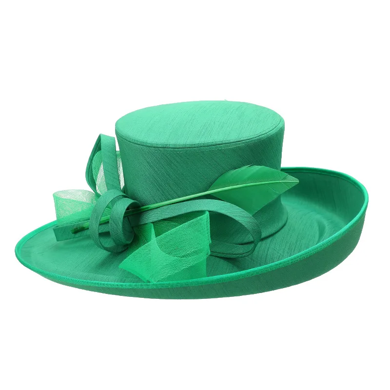 Spring/Summer Seaside Holiday Straw Hat for Women Wide-Brimmed Sun Hat for Ladies Elegant Bowler Hat for Outings