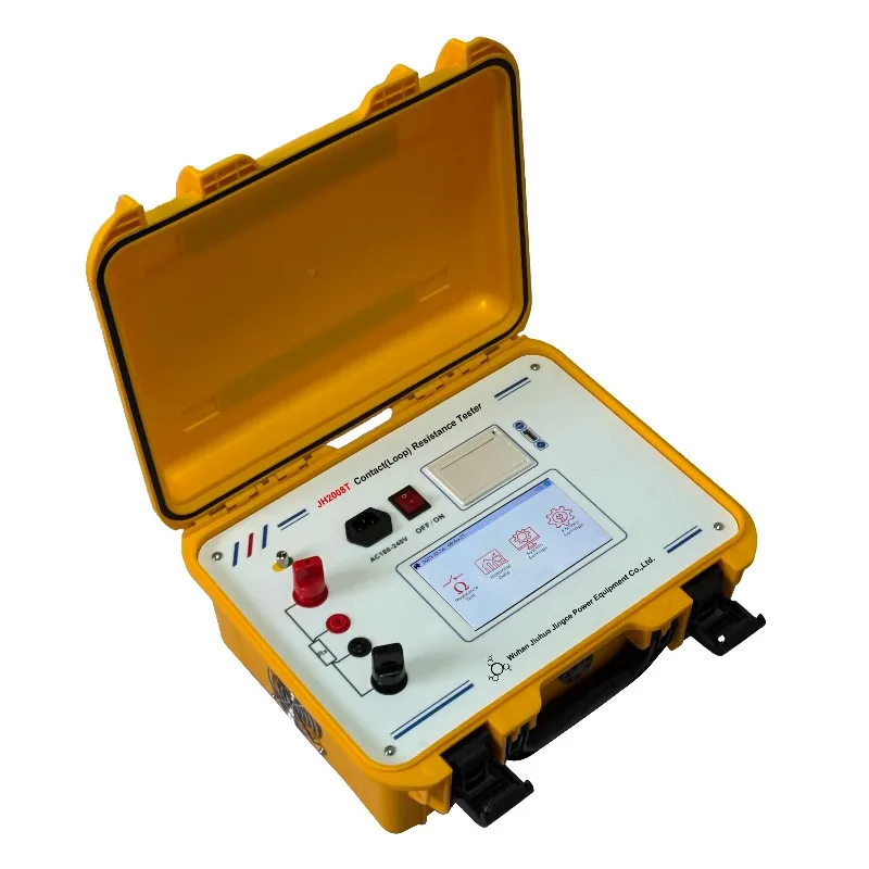 

【2026】JH2008T 100A/150A/200A Измеритель сопротивления петлевого контура Tough Screen, портативный цифровой измеритель для электрических выключателей