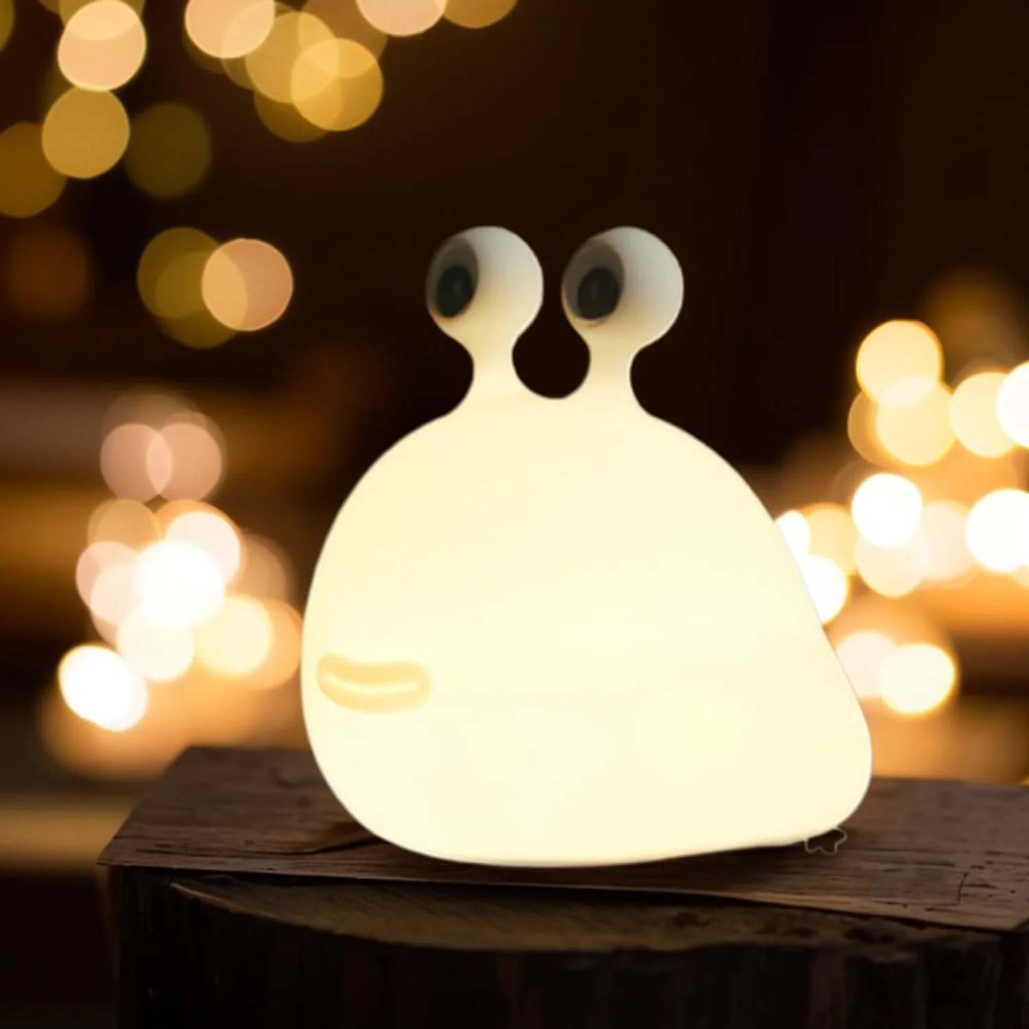 

Adjustable Snail LED Night Light Bedroom Sleeping Eye Protection Silicone Bedside Floor Lamps Baby Feeding TableLamp Room Decor