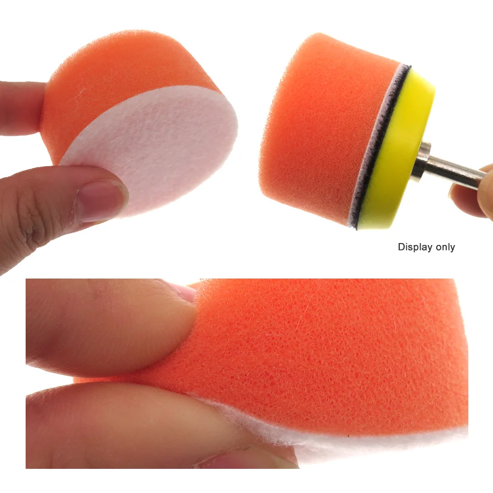 10Pcs 2 Inch Sponge Gross Polishing Buffing Pad Car Polisher Buffer pads Clean waxing All Purpose for Car Bathroom Kitchen