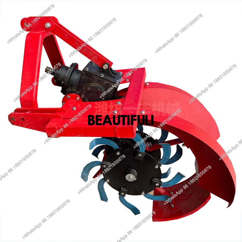 Paddy field trencher Four-wheel tractor Large rear trencher with trapezoidal agricultural orchard drainage