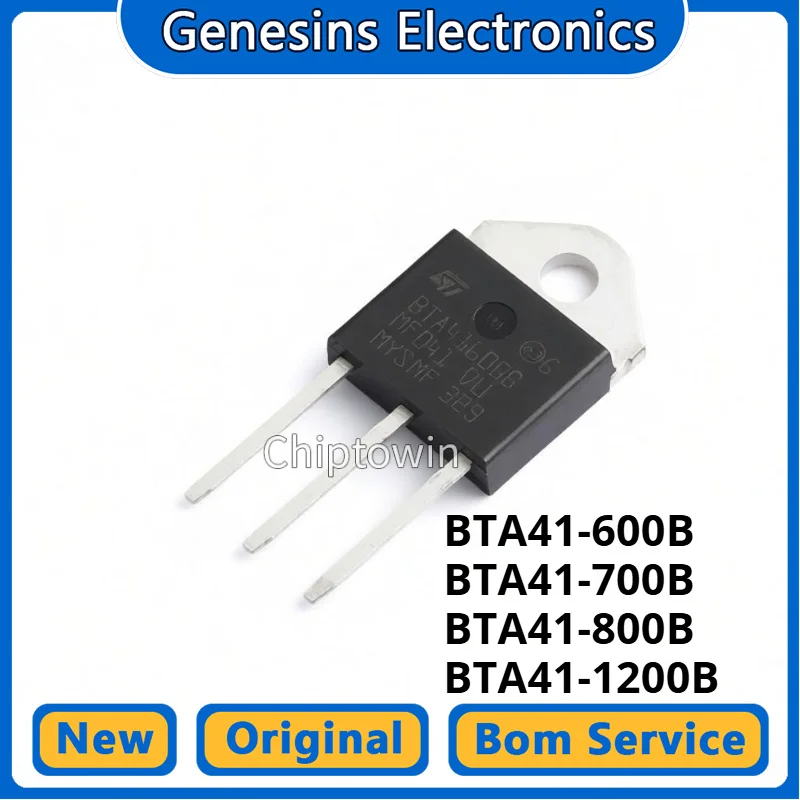 5/50/500 pcs BTA411200B BTA41-600B BTA41-700B BTA41-800B TO-247 Triac W7