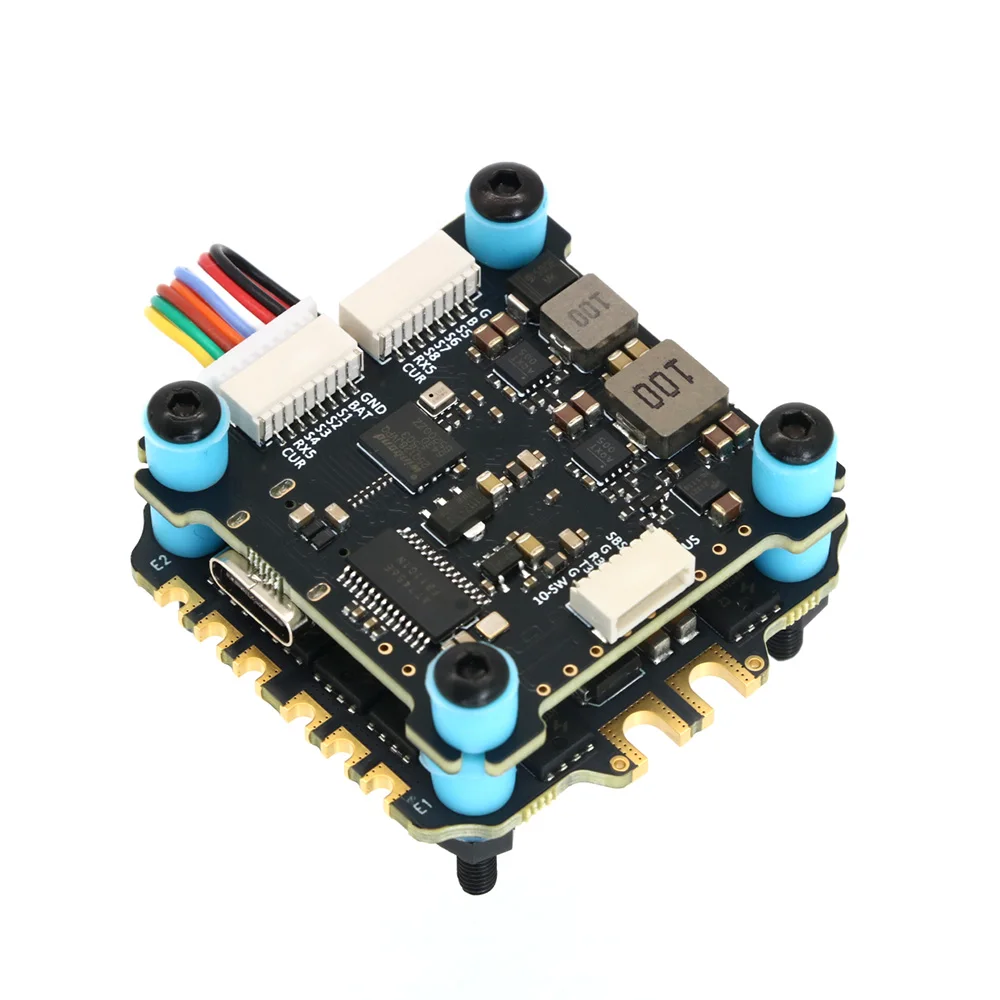 

SoloGood F405 55A Stack ICM42688P F405 Flight Controller BLHELI_S 55A 4in1 ESC 30.5X30.5mm 2-6S for FPV Freestyle Drones Parts