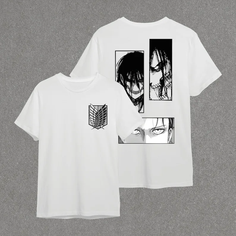 Attack On TitanEren Yeager Shirt  Wings Of Freedom Shirt / Front,