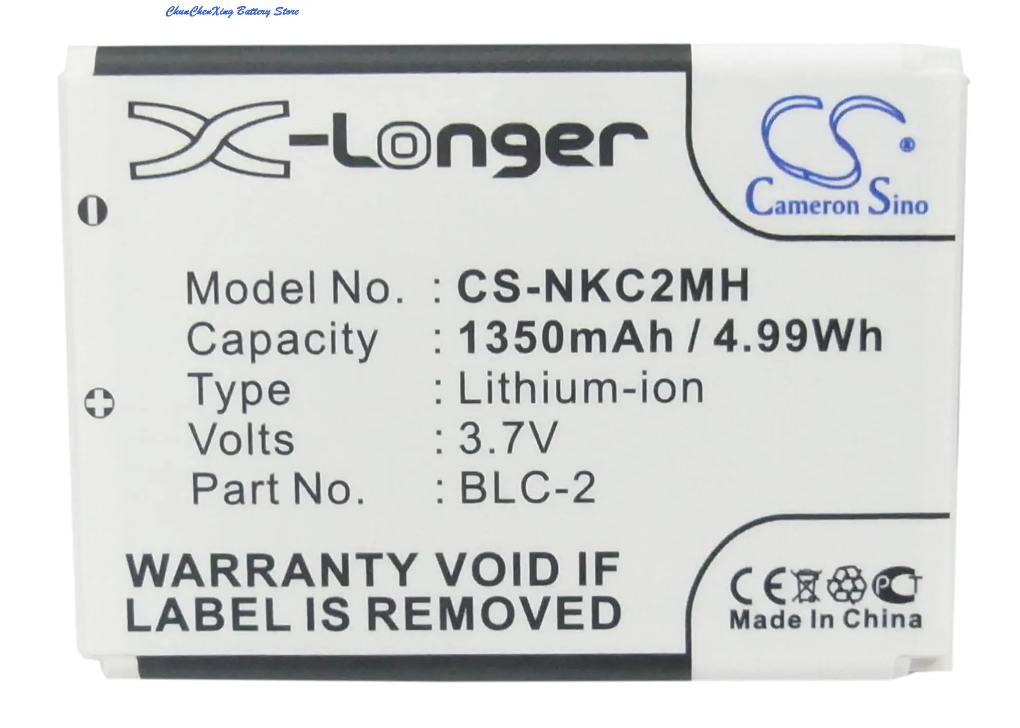 High Quality 1350mAh Battery BLC-2 for Nokia 1220, 1221, 1260, 1261, 2260, 3310, 3315, 3330, For OBI Wolverine S501