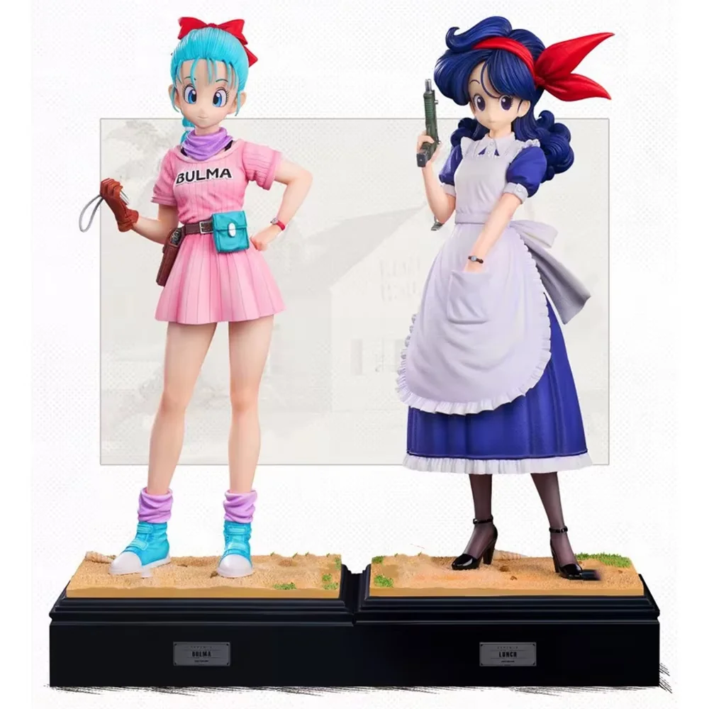 

Коллекционная фигурка JT Studio 30 см: Бульма и Гоку из серии Dragon Ball: Детство. Аниме-статуэтка из ПВХ, модель-кукла, подарок для фанатов.