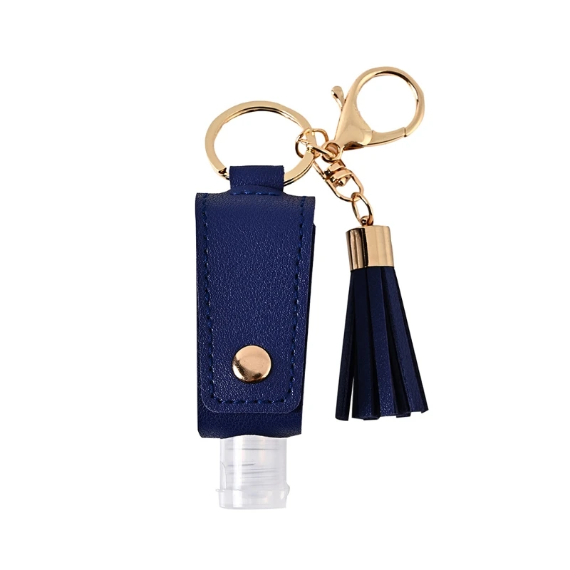 Empty TravelขวดพวงกุญแจแบบพกพาHand Sanitizerขวดพู่พวงกุญแจDropshipping