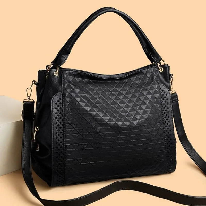 

Chic Trendy Large Capacity Diaper Bags For Ladies High-End Vintage Tote Bag Simple Crossbody Bag Elegant Fashion Messenger Bag