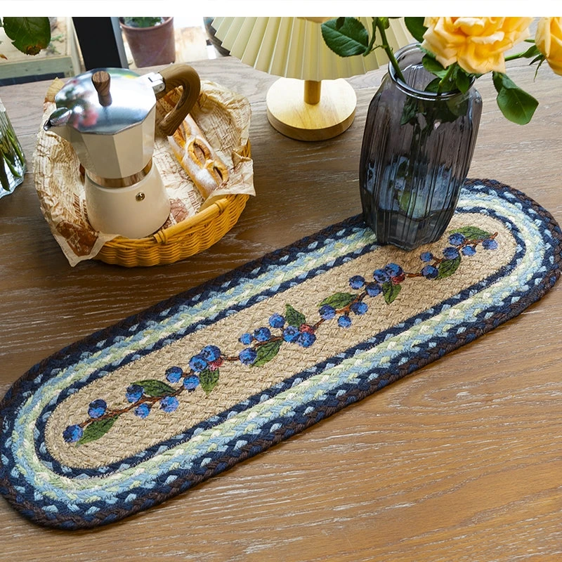 American vintage Vase Mat End Table non-slip Luxury placemats Coffee coaster Dinner platemat Home decor