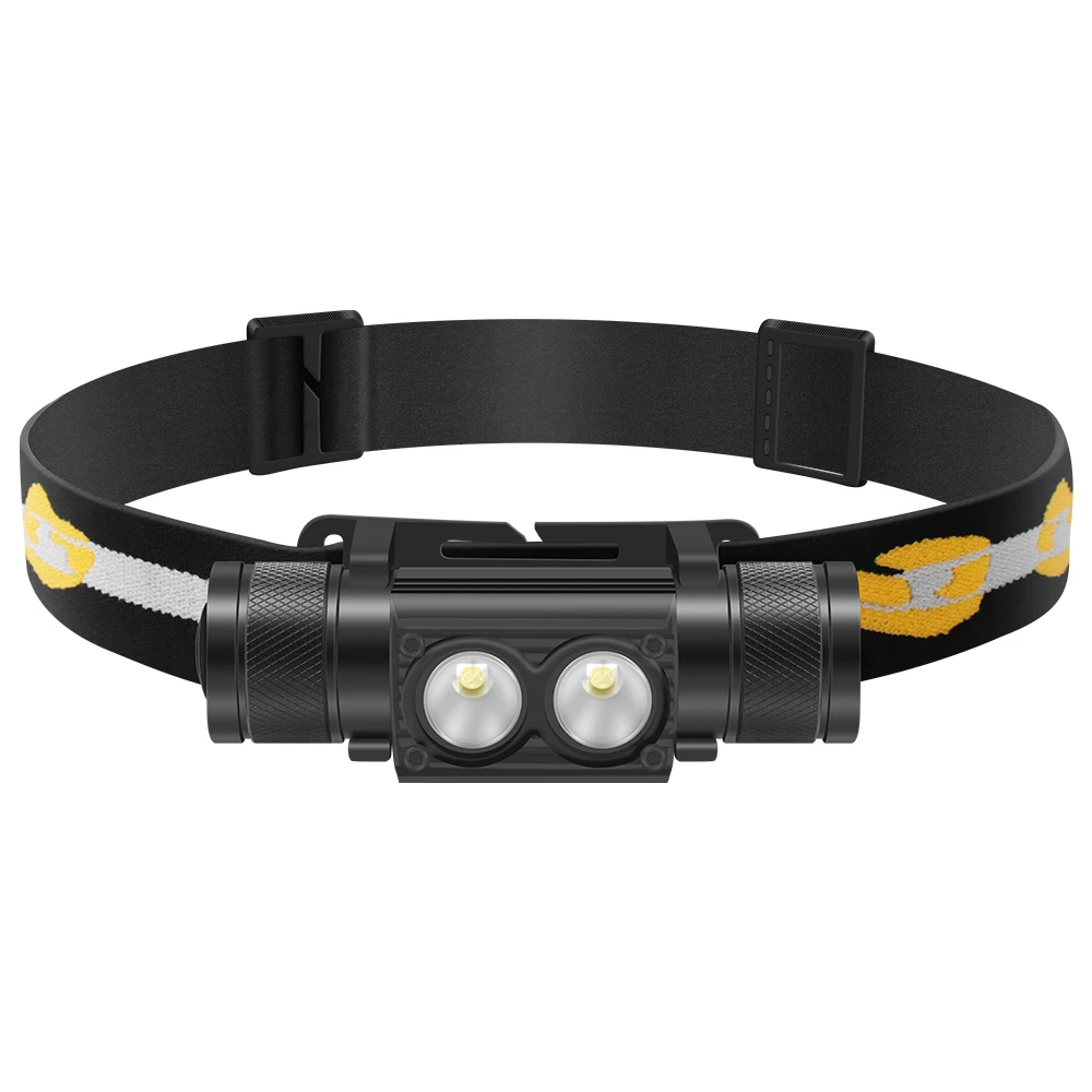 BORUiT LED Mini Headlamp High Power 3000LM Headlight 18650 Rechargeable Head Torch Camping Hunting Outdoor Waterproof Flashlight