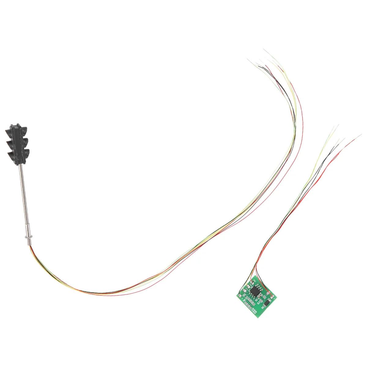 A03V 3-цветные сигналы светофора Ho Oo Масштабная модель 6 светодиодов для Diy Песочный стол Пересечение уличной строительной железной дороги Двусторонняя