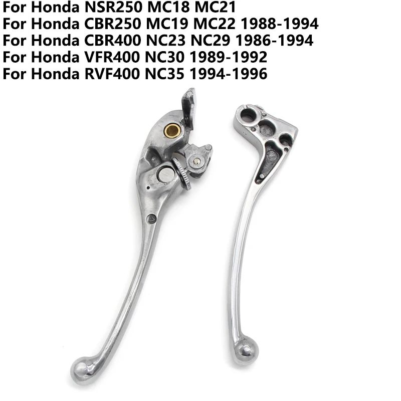 

Handlebar Left &Right Brake Clutch Levers for Honda NSR250 CBR250 MC18 MC21 MC19 CBR400 MC22 NC23 NC29 VFR400 NC30 RVF400 NC35