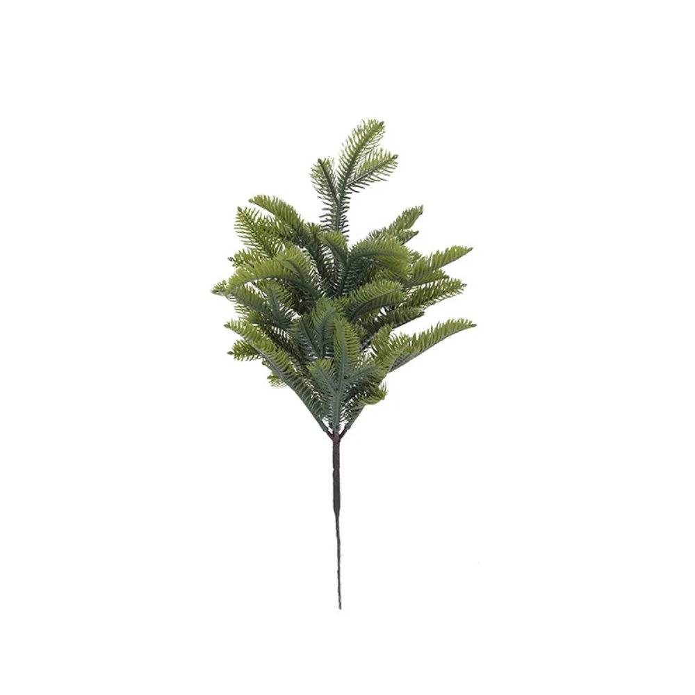 Arbre de Noël Élen plastique, branche enrichie verte, simulation, décoration de la maison, fournitures de fête, plante verte réaliste