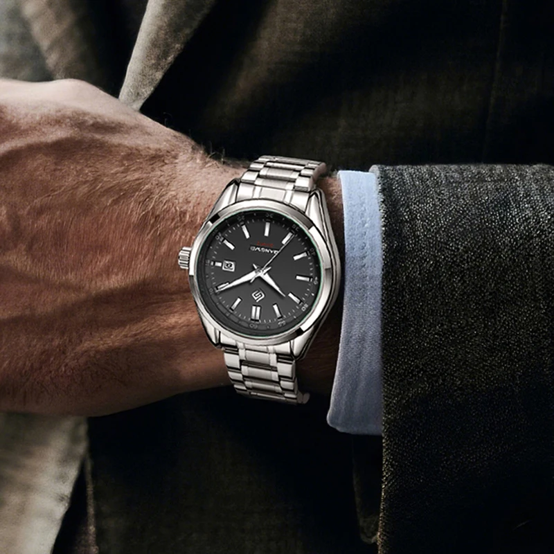 BANGWEI 2025 New Watches Men LIGE Brand Luxury Mens Watch Fashion Casual 30M Waterproof Luminous Date Quartz Wristwatches Reloj