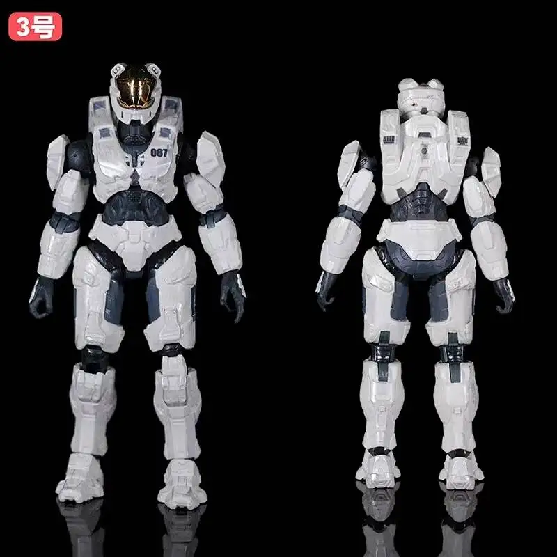 New Game Halo Master Chief 18cm Articulated Action Figure Spartan Armor Color Soldier Model  Collection  Gift For Game Fans view 4