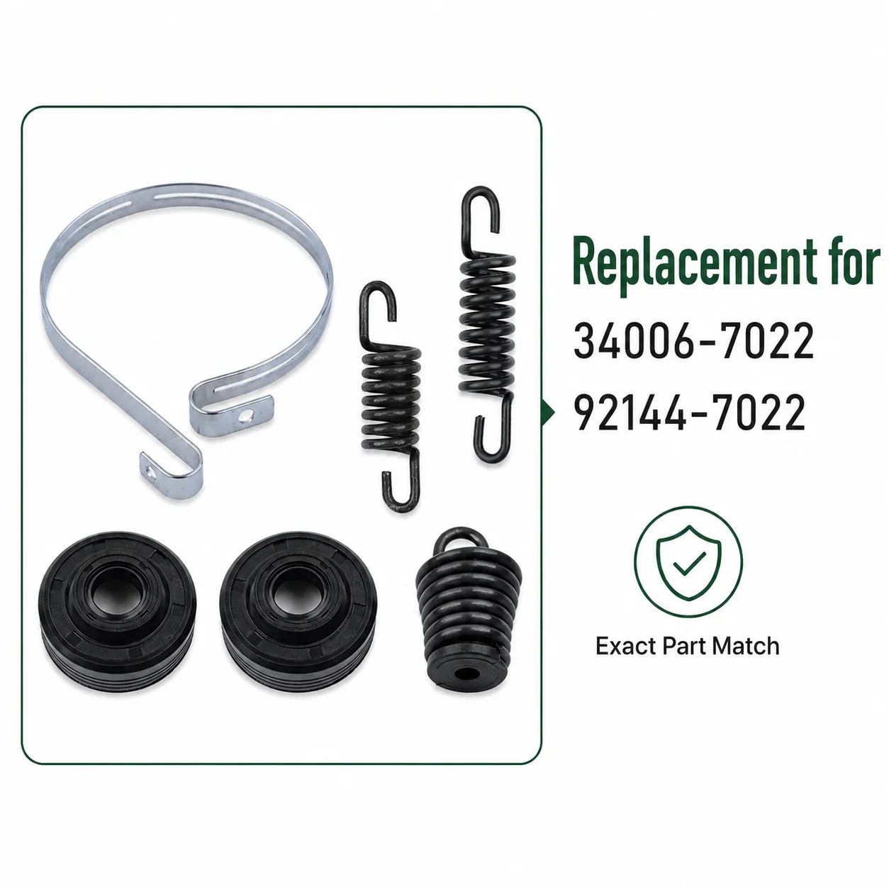 Chainsaw AV Buffer Mount Spring Brake Band Oil Seal Kit For Partner 350 351 370 371 390 420 Isolator Shock Saw Replacement Parts