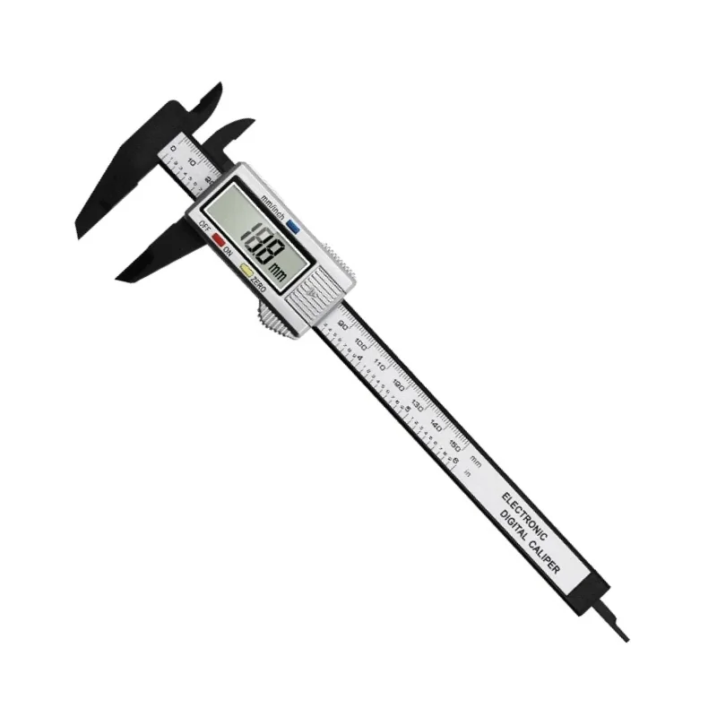 150mm Electronic Digital Caliper Eyebrow Ruler Vernier Caliper Measuring LCD Display Micrometer Measurement Tattoo Tool