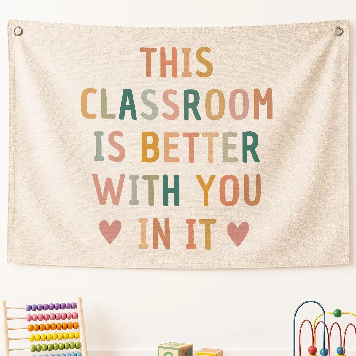 Flagicts 100% Polyester This Classroom Is Better with You in It Flags