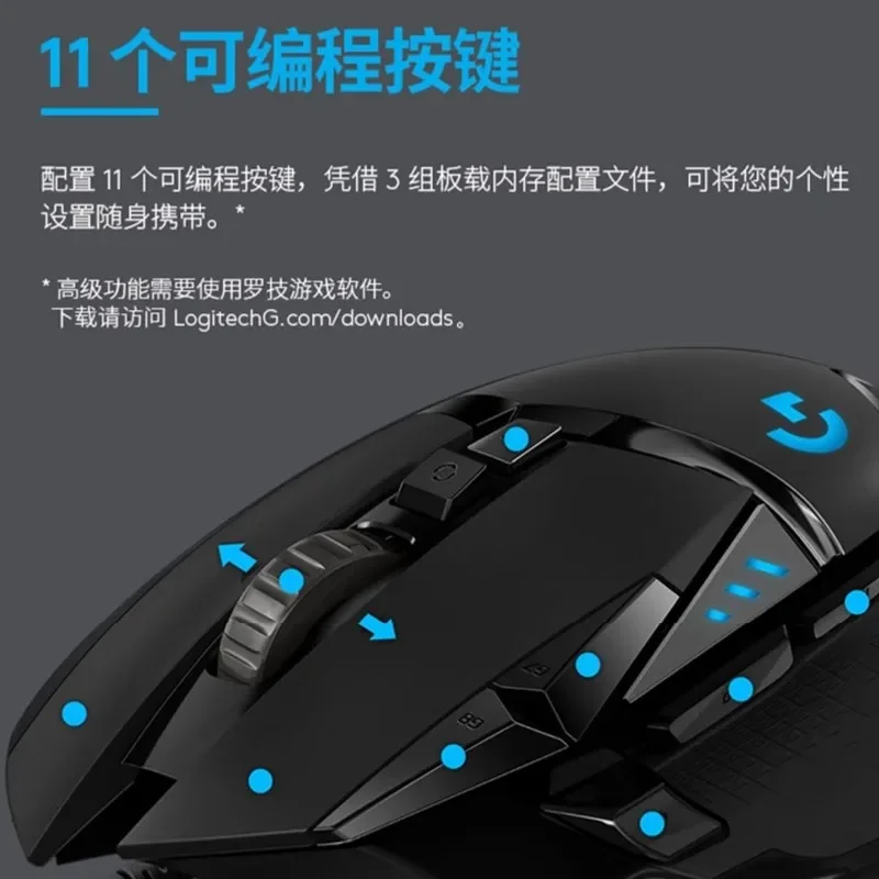 Logitech G502 Hero Mouse Hero 25k Sensor Programmable Buttons E-sports Mouse Gamer Accessory For Computer Gaming Mice Gifts