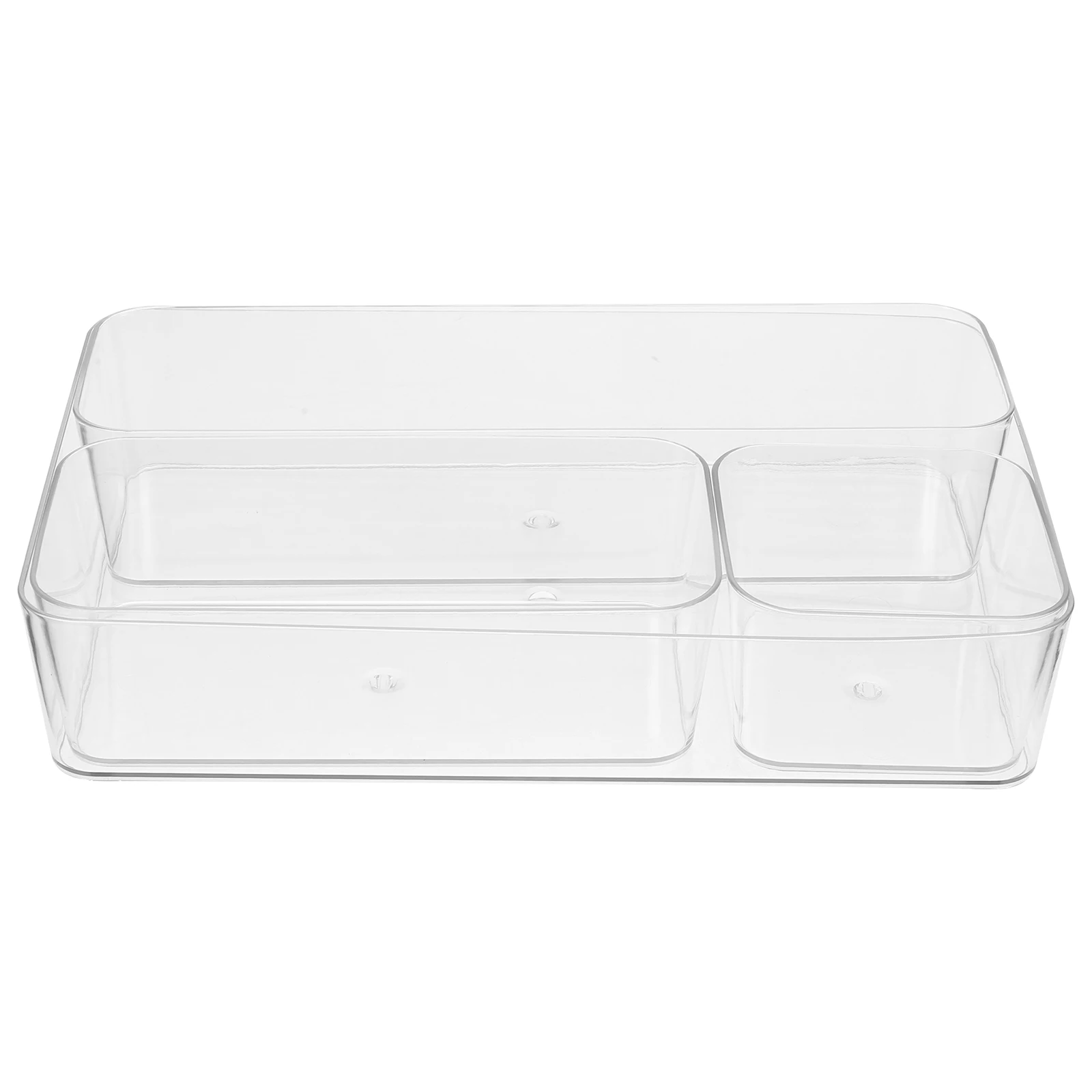 

4 Pcs Storage Box Container ganizer Tray Desk Dresser Kitchen Bedroom Supplies Plastic Multifunction Drawer ganizers