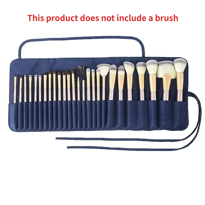 

Professional Makeup Artist Women's Cosmetic Brush Bag Travel Organizer Makeup Brushes Storage Bag Fold Portable Beauty Bag