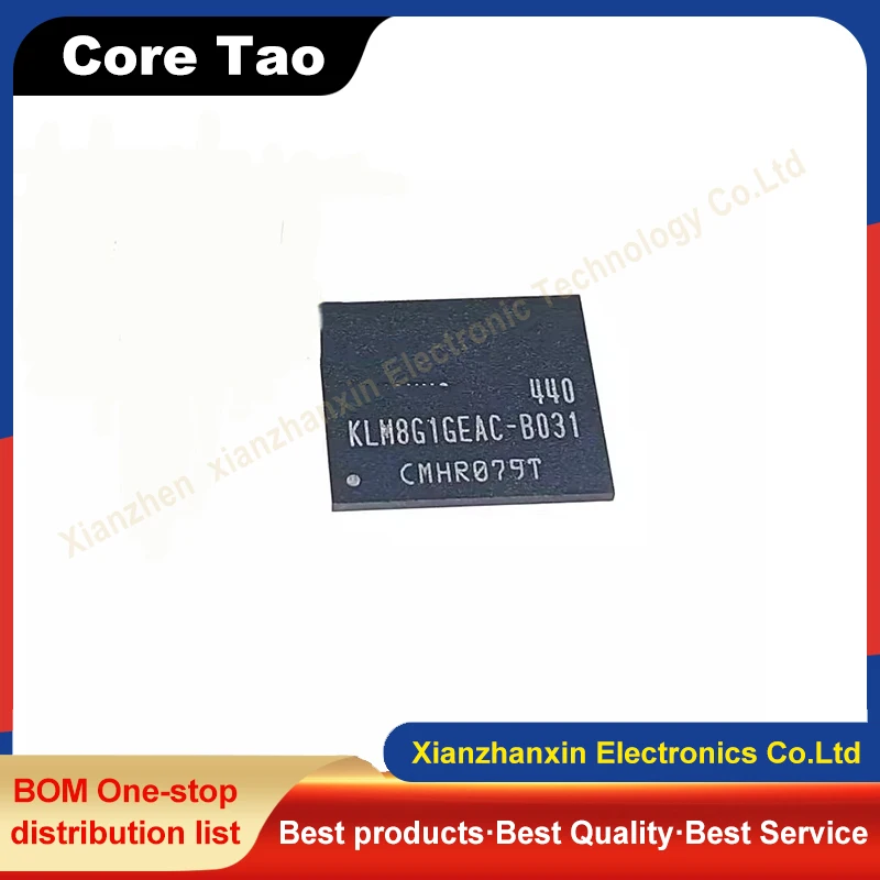 1PCS/LOT KLM8G1GEAC-B031 KLM8G1GEAC 8G EMMC5.0 BGA153 Font storage chip