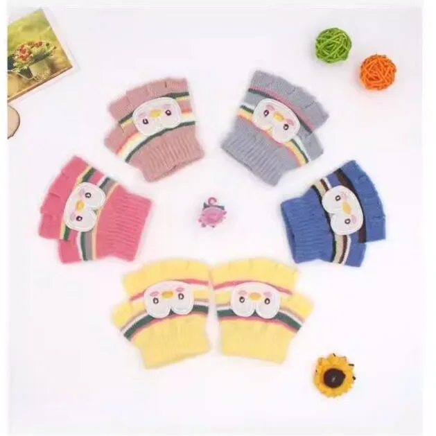 Lightweight Breathable Baby Crawling Gloves Half Finger Protective Palm Learning to Crawl Anti-Wear Summer Infant Gloves