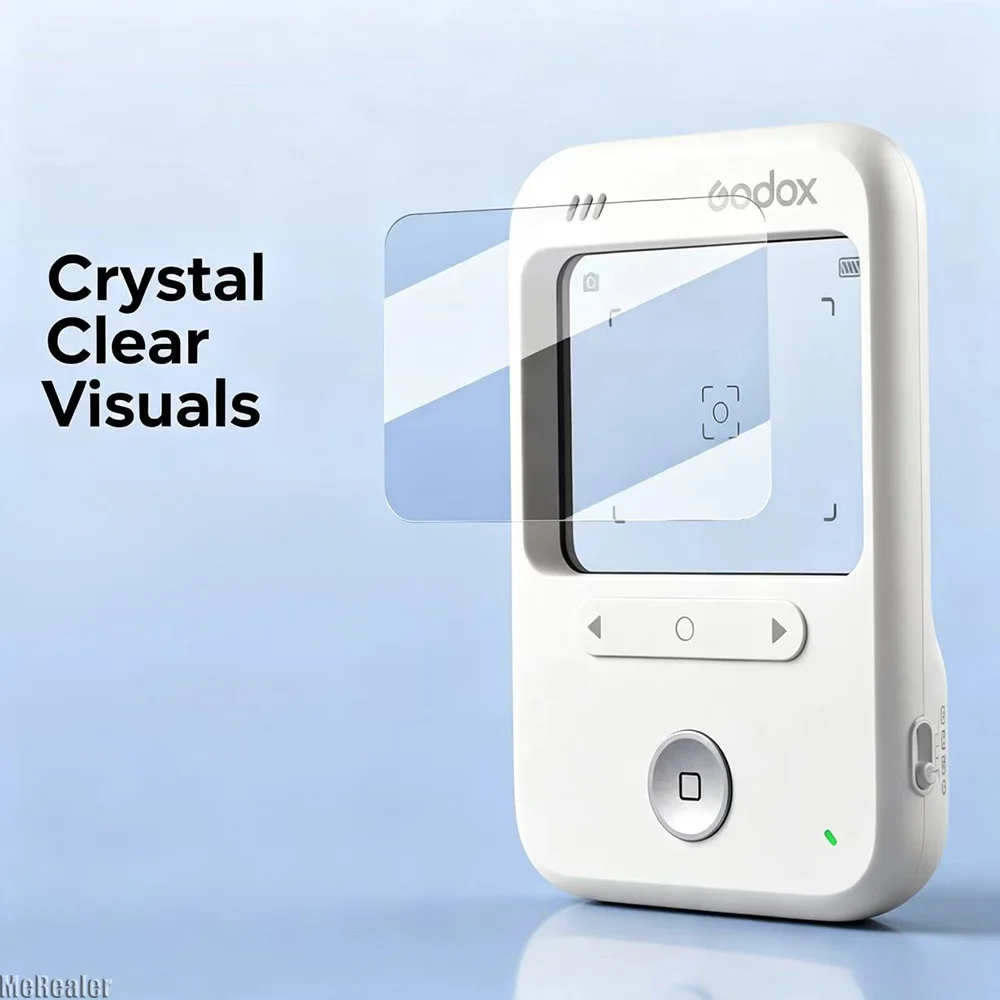 2.5D 9H Tempered Glass Screen Protector HD Anti‑Scratch for Godox C100 C100 Mini Pocket Camera Viewfinder