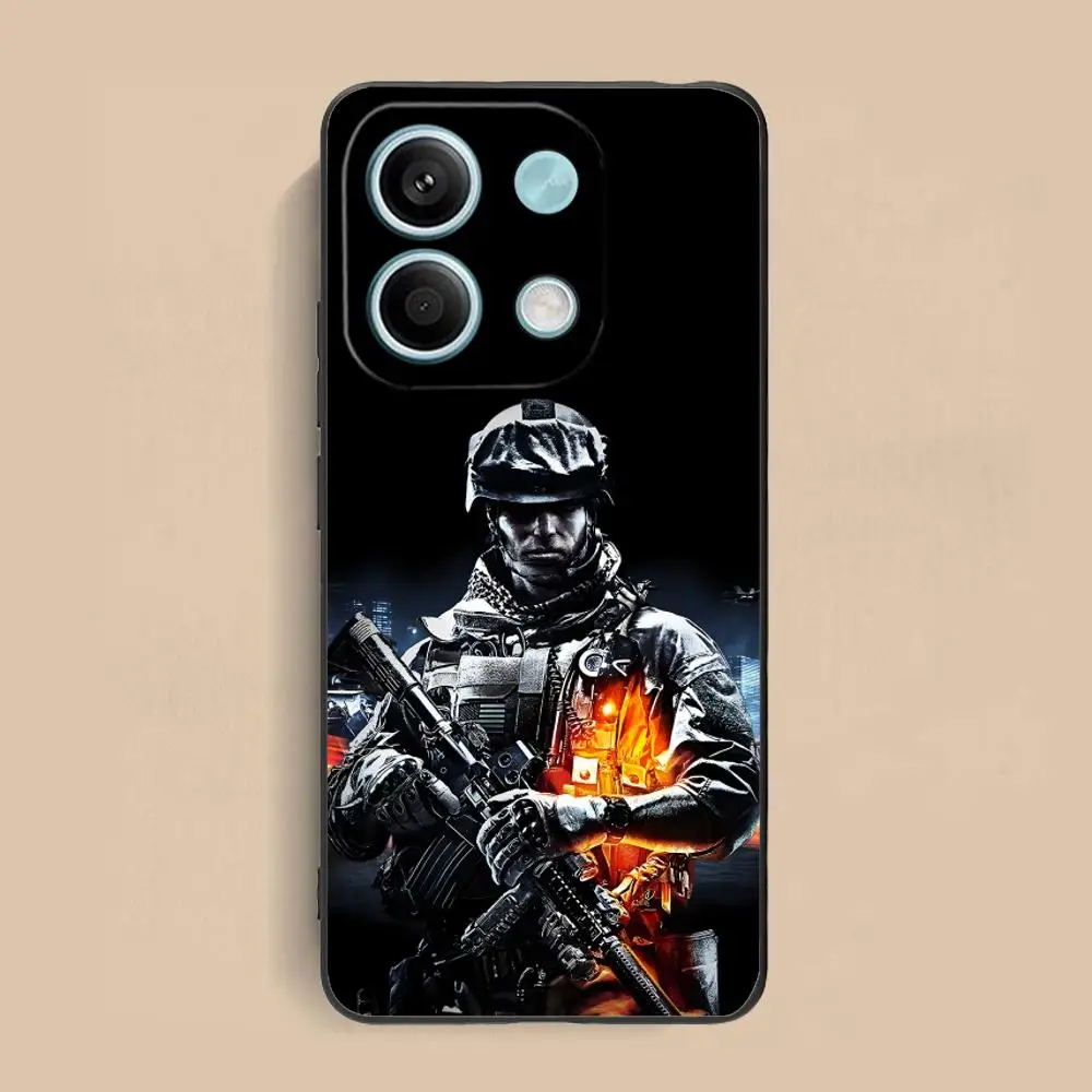 لعبة ساحة المعركة قضية الهاتف المحمول لشاومي ريدمي نوت 14 13 12 11 A5 3 2 1 برو بلس 4G 5G الطباعة الملونة واقية فاخرة #6