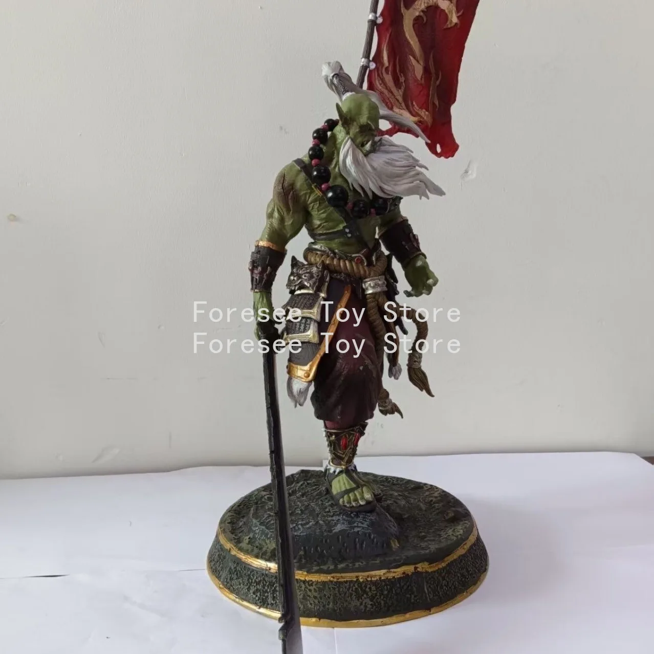 45cm Blade Master Samuro Figure Warcraft Anime surroundings Figures Collection Desktop ornament decorations Best Gifts for boys