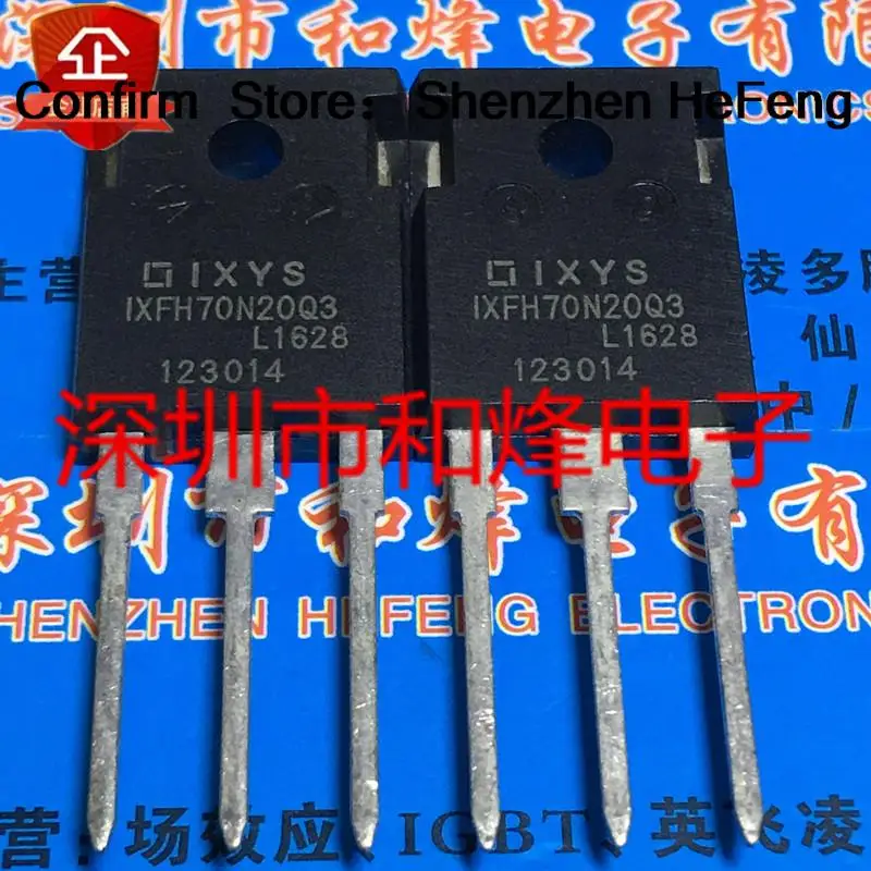 5PCS-10PCS IXFH70N20Q3  TO-247 200V 70A FAST SHIPPING  BEST QUALITY  ON STOCK