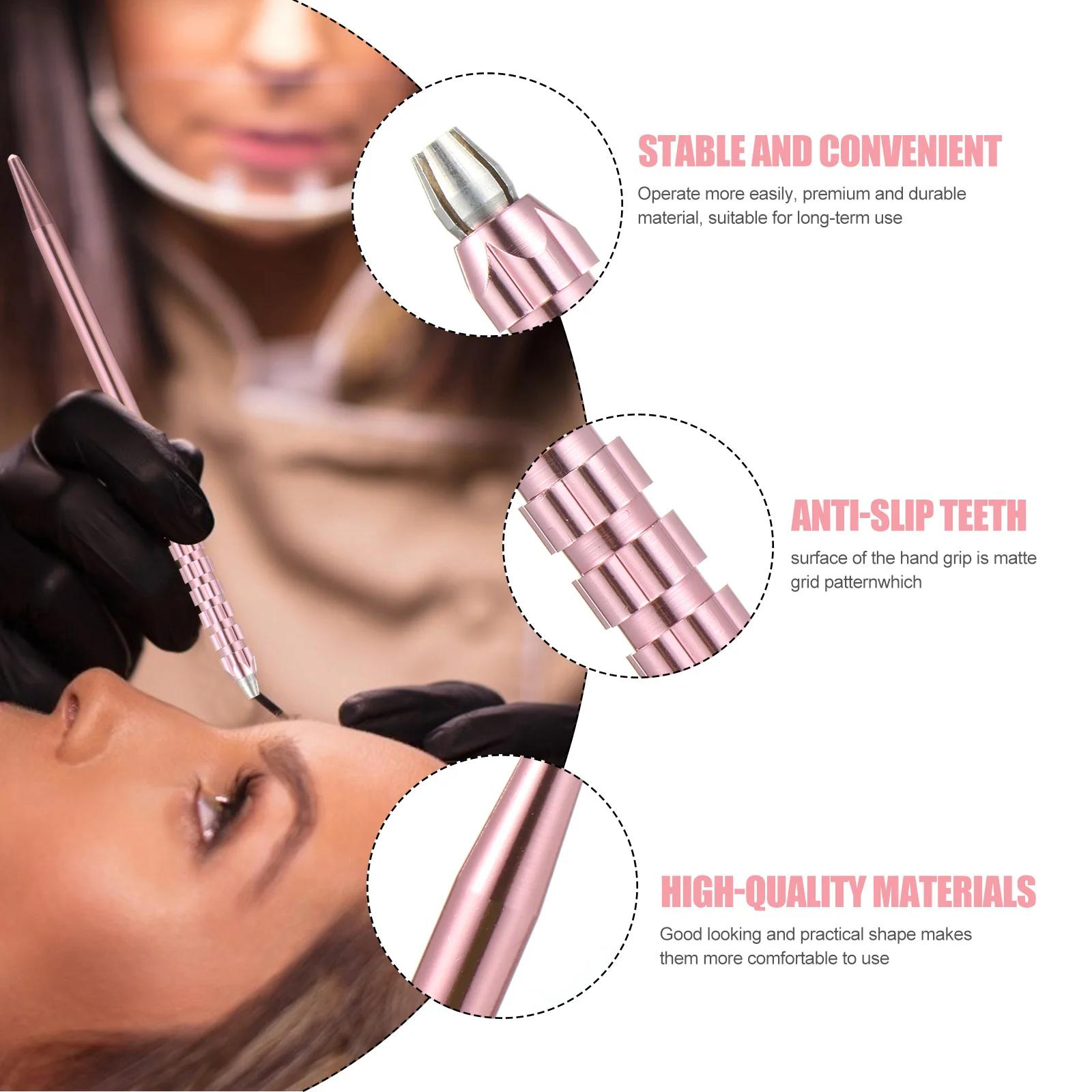 2 قطعة قلم الحواجب المطرز أداة الوشم اليدوية لقلم الحواجب المطرزة قلم الوشم لوازم ماكياج #6