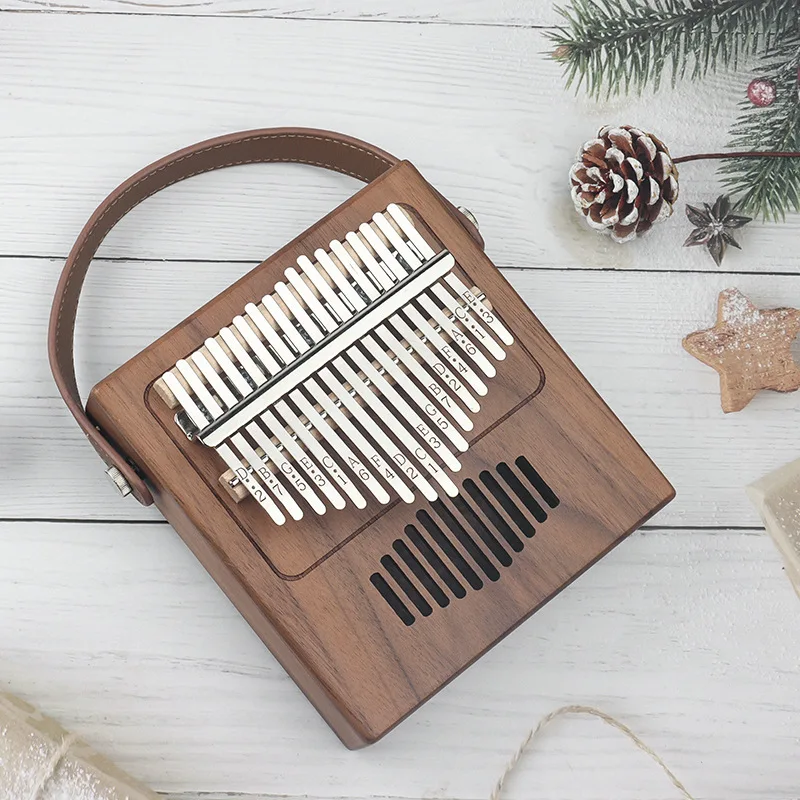 

Profesional Wooden Kalimba, Rare Walnut, 17 Keys Miniature Kalimba, Music Instruments for Toddlers, Musical Tool, Finger Piano