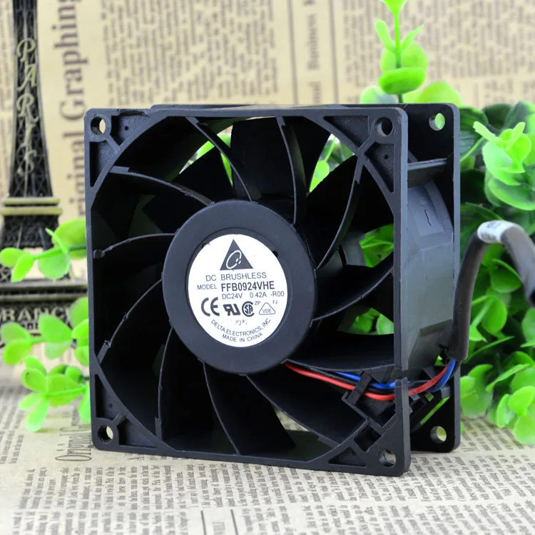 NEW ORIGINAL FFB0924VHE 24V 0.42A 9038 90*90*38mm 9cm COOLING FAN