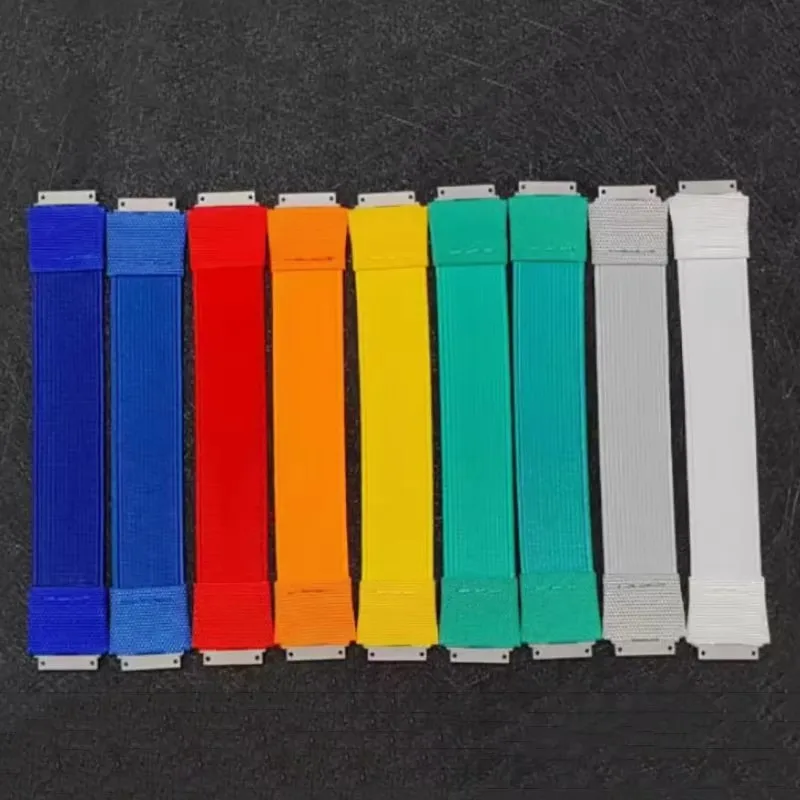 Customized Elastic Nylon FKM WatchBand For Richard Miller Rm67 Rm67-01 Rm67-02 Diy Loop Watch Strap Screw Down Connection Band